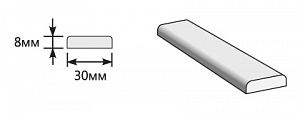 Товар Притворная планка 2000x30x8 BRK2798