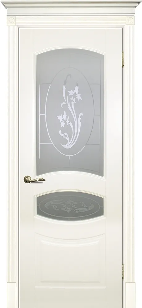 Фото Межкомнатная дверь Смальта 02 Слоновая кость ral 1013
